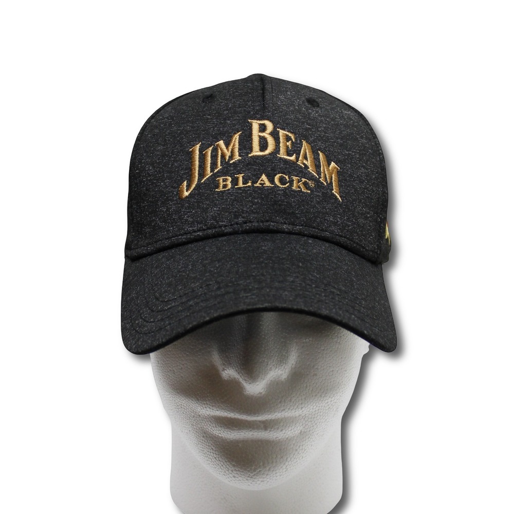 Jim Beam‎ Black Embroidered Strapback Baseball Cap Gray